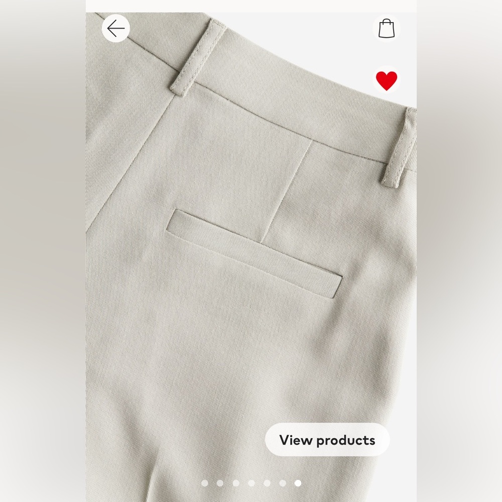H&M Premium Collection Wool-Blend Wide Leg Pants - Picture 5 of 10